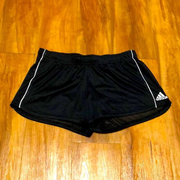 Adidas Black and White Athletic Shorts Size Medium - Picture 1 of 8